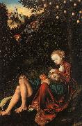 Lucas  Cranach Samson and Delilah Germany oil painting reproduction